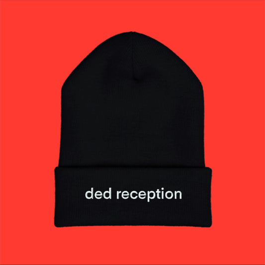 ded reception beanie hat